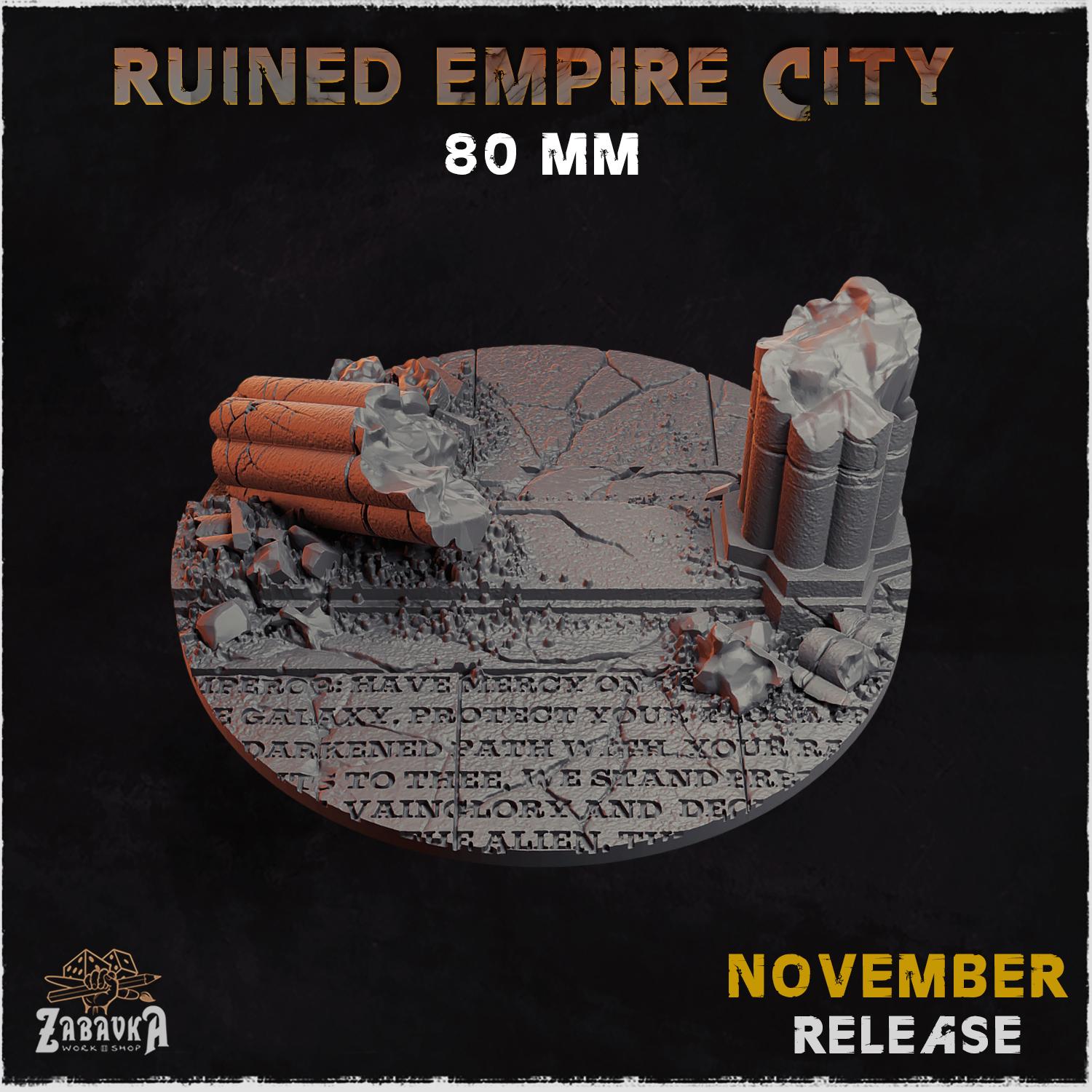 Ruined Empire City - Bases & Toppers by Zabavka Workshop