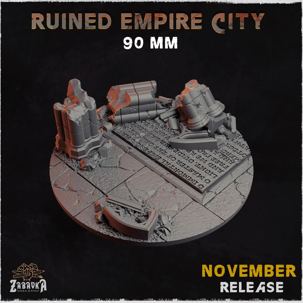Ruined Empire City - Bases & Toppers by Zabavka Workshop