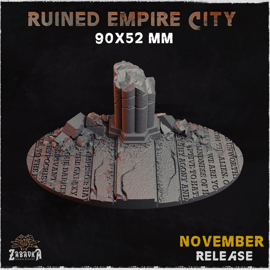 Ruined Empire City - Bases & Toppers by Zabavka Workshop