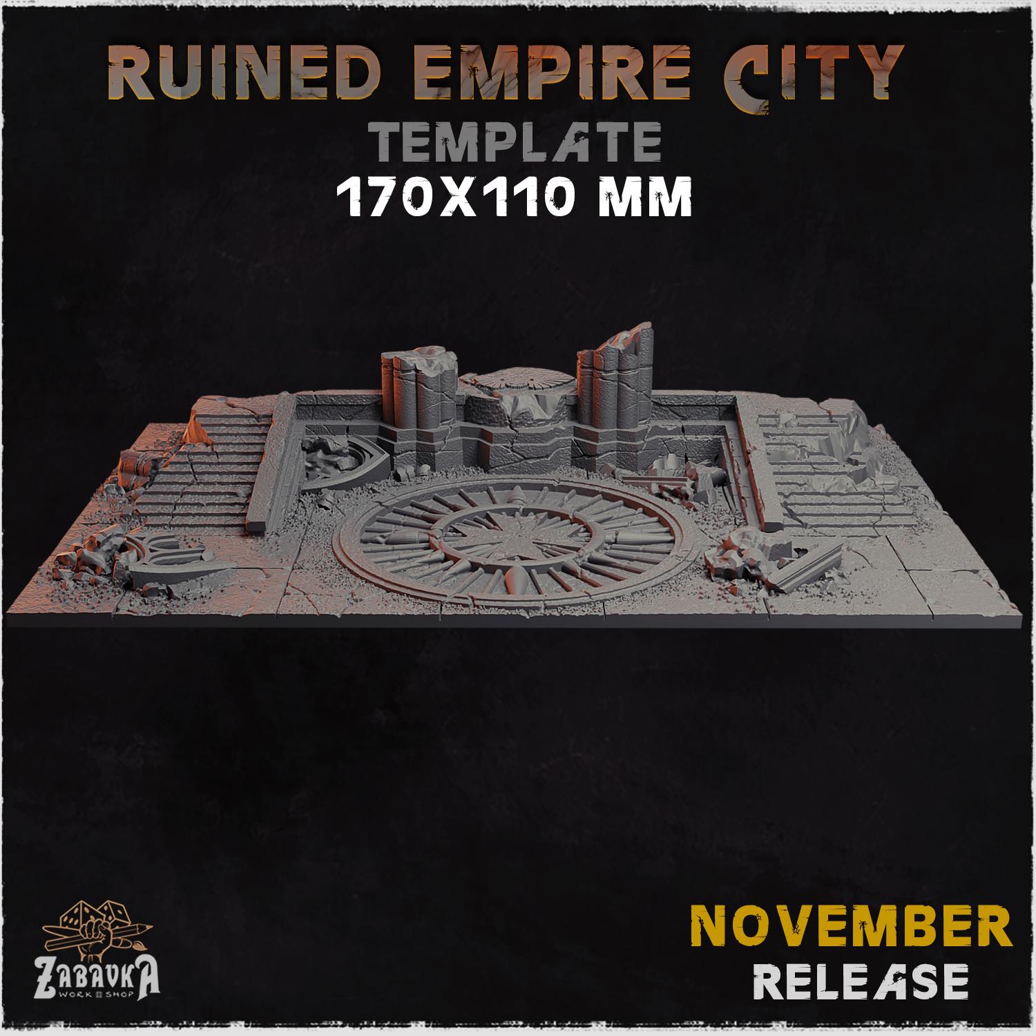 Ruined Empire City - Bases & Toppers by Zabavka Workshop