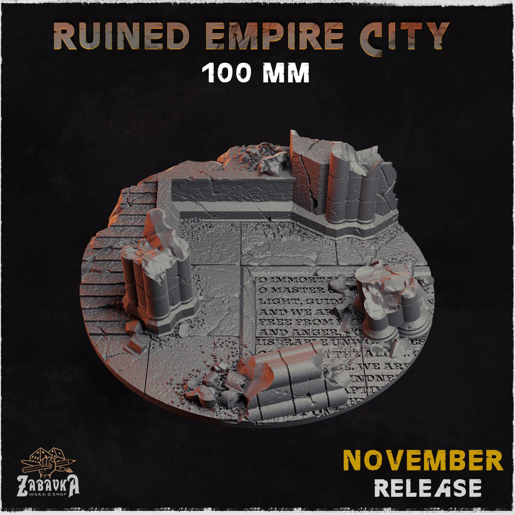 Ruined Empire City - Bases & Toppers by Zabavka Workshop