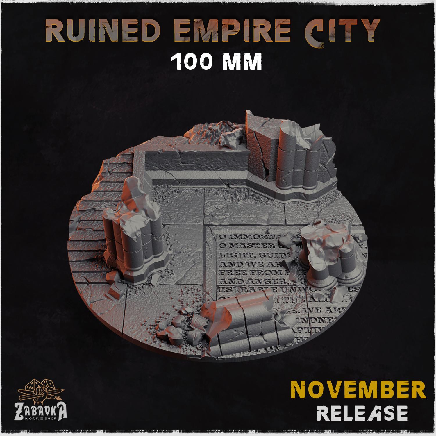 Ruined Empire City - Bases & Toppers by Zabavka Workshop