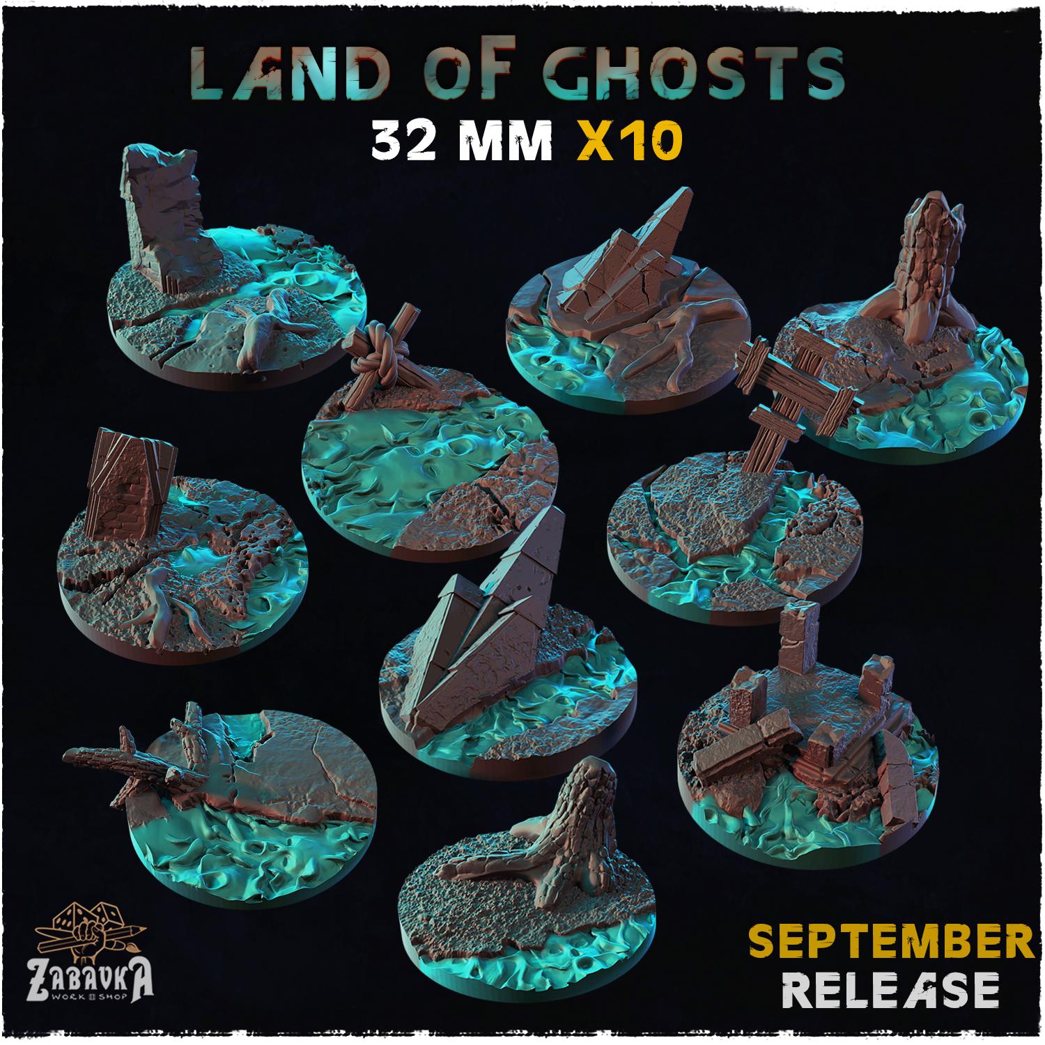 LAND OF GHOSTS - Bases & Toppers by Zabavka Workshop