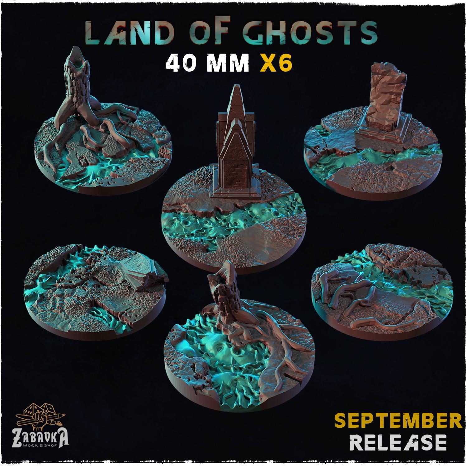 LAND OF GHOSTS - Bases & Toppers by Zabavka Workshop