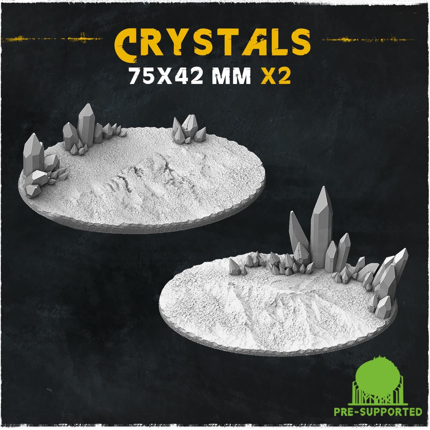Crystals - Bases & Toppers by Zabavka Workshop