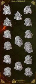 15x NEW Greytide Studios Anvil Warden Shoulders Pack