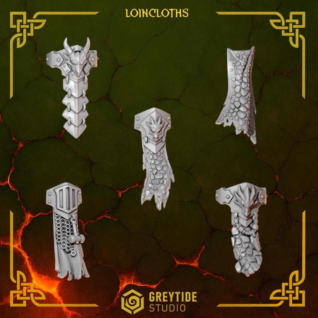 Greytide Studios Anvil Warden loincloths 2