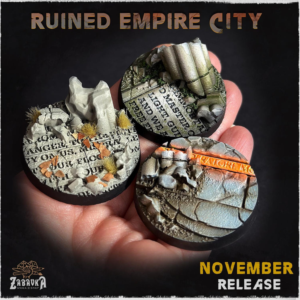 Ruined Empire City - Bases & Toppers by Zabavka Workshop