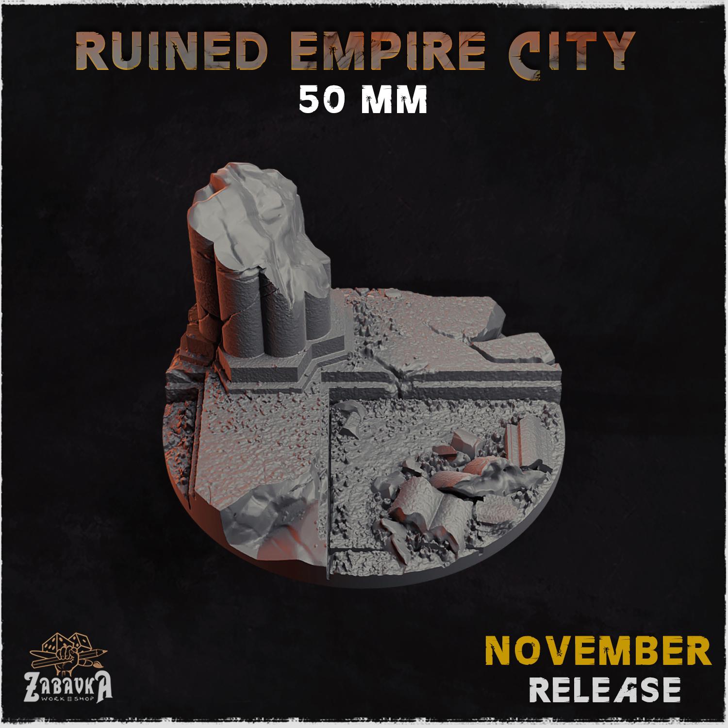 Ruined Empire City - Bases & Toppers by Zabavka Workshop