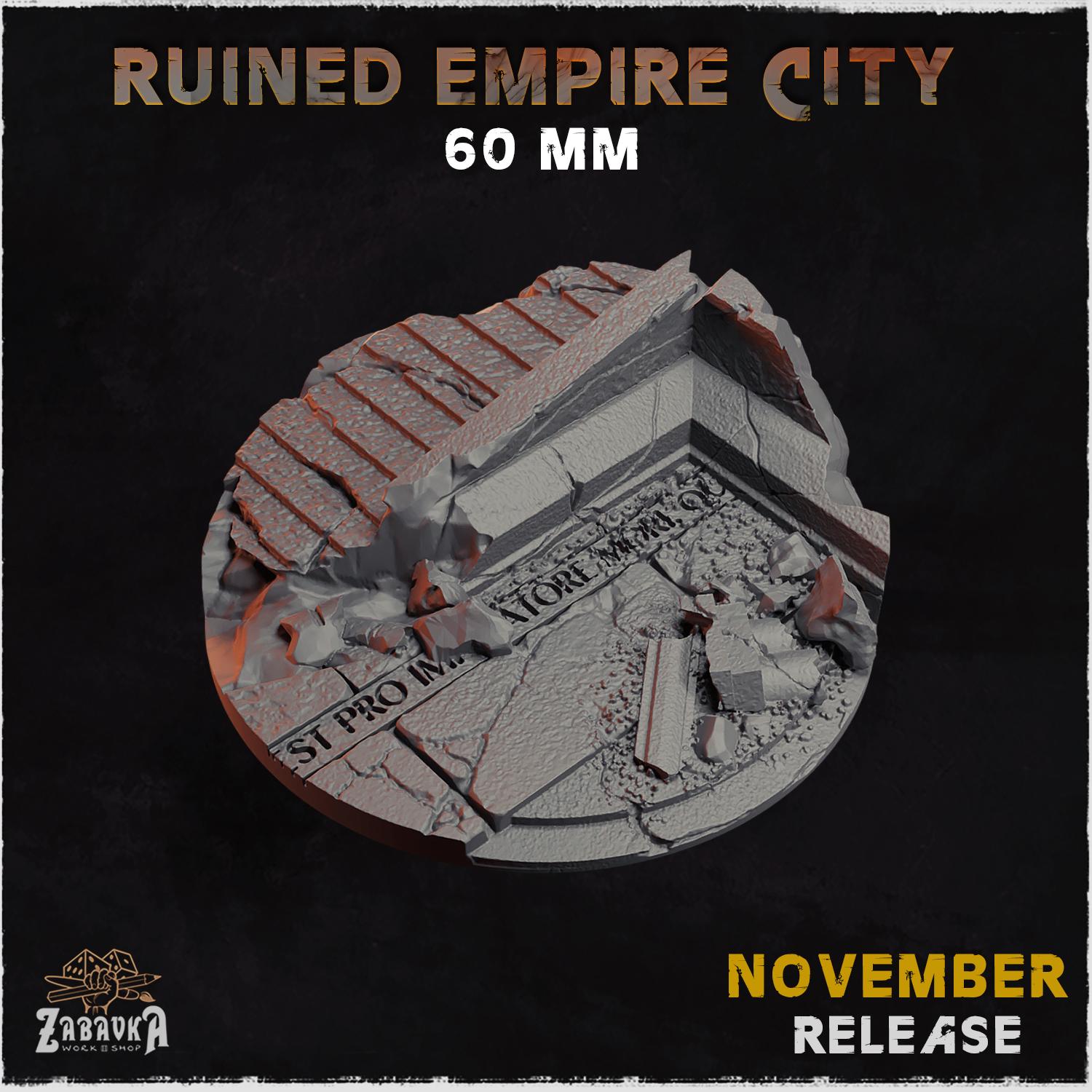 Ruined Empire City - Bases & Toppers by Zabavka Workshop