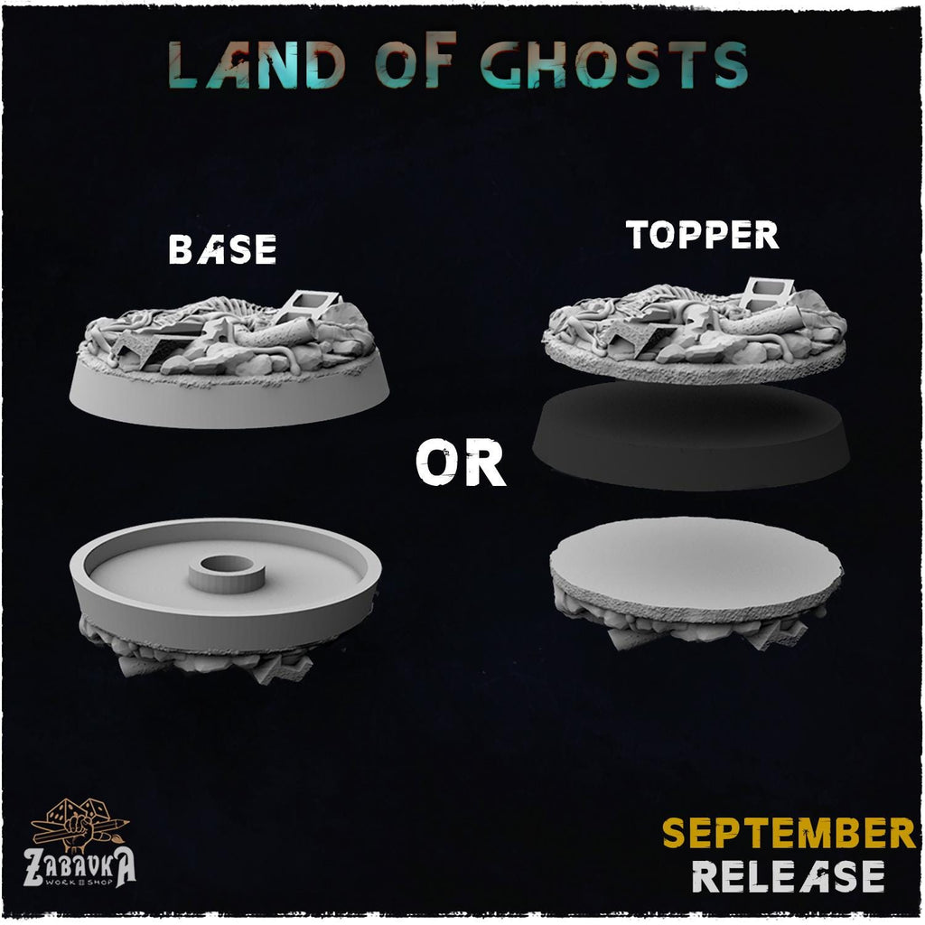LAND OF GHOSTS - Bases & Toppers by Zabavka Workshop