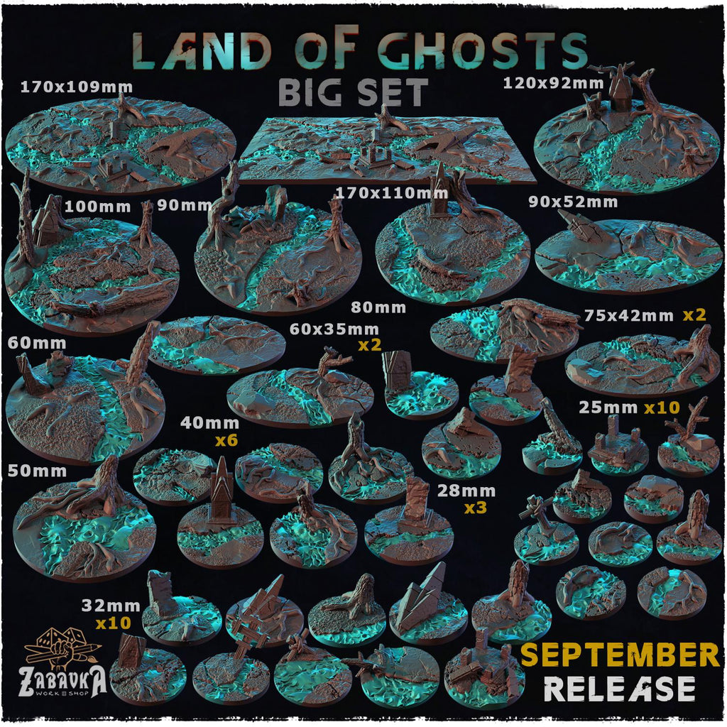 LAND OF GHOSTS - Bases & Toppers by Zabavka Workshop