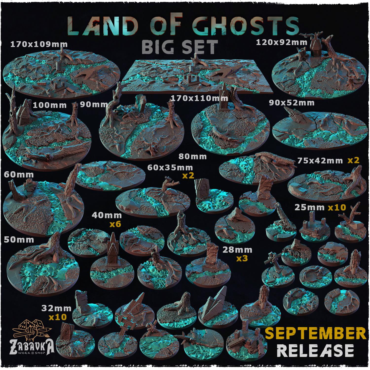 LAND OF GHOSTS - Bases & Toppers by Zabavka Workshop