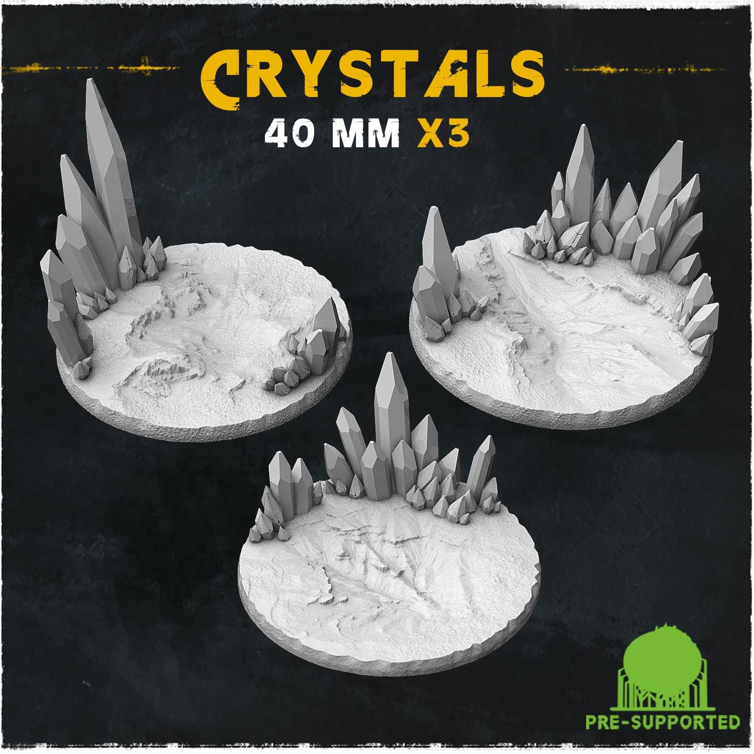 Crystals - Bases & Toppers by Zabavka Workshop