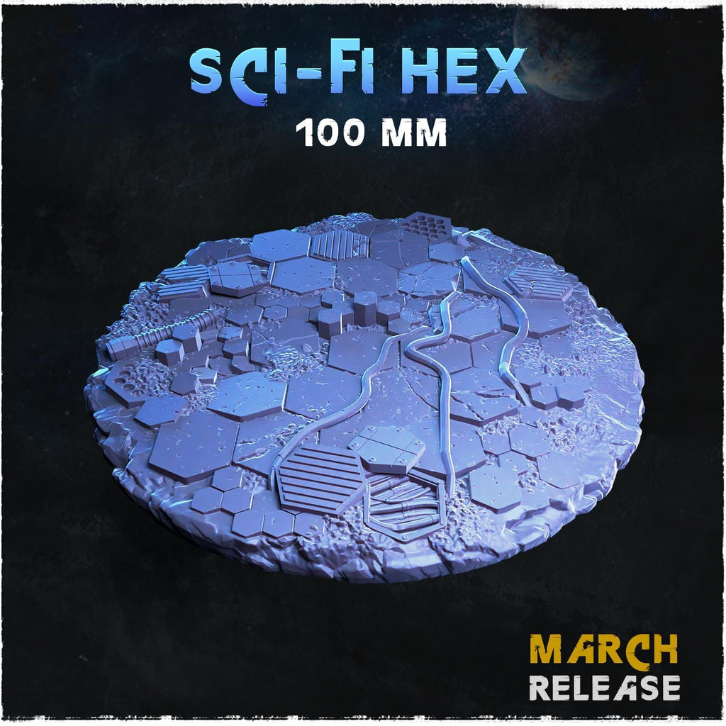 Sci fi hex - Bases & Toppers by Zabavka Workshop
