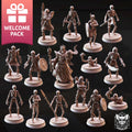 Roleplaying Miniatures Skeleton pack Vol.01 by Dungeon Dog