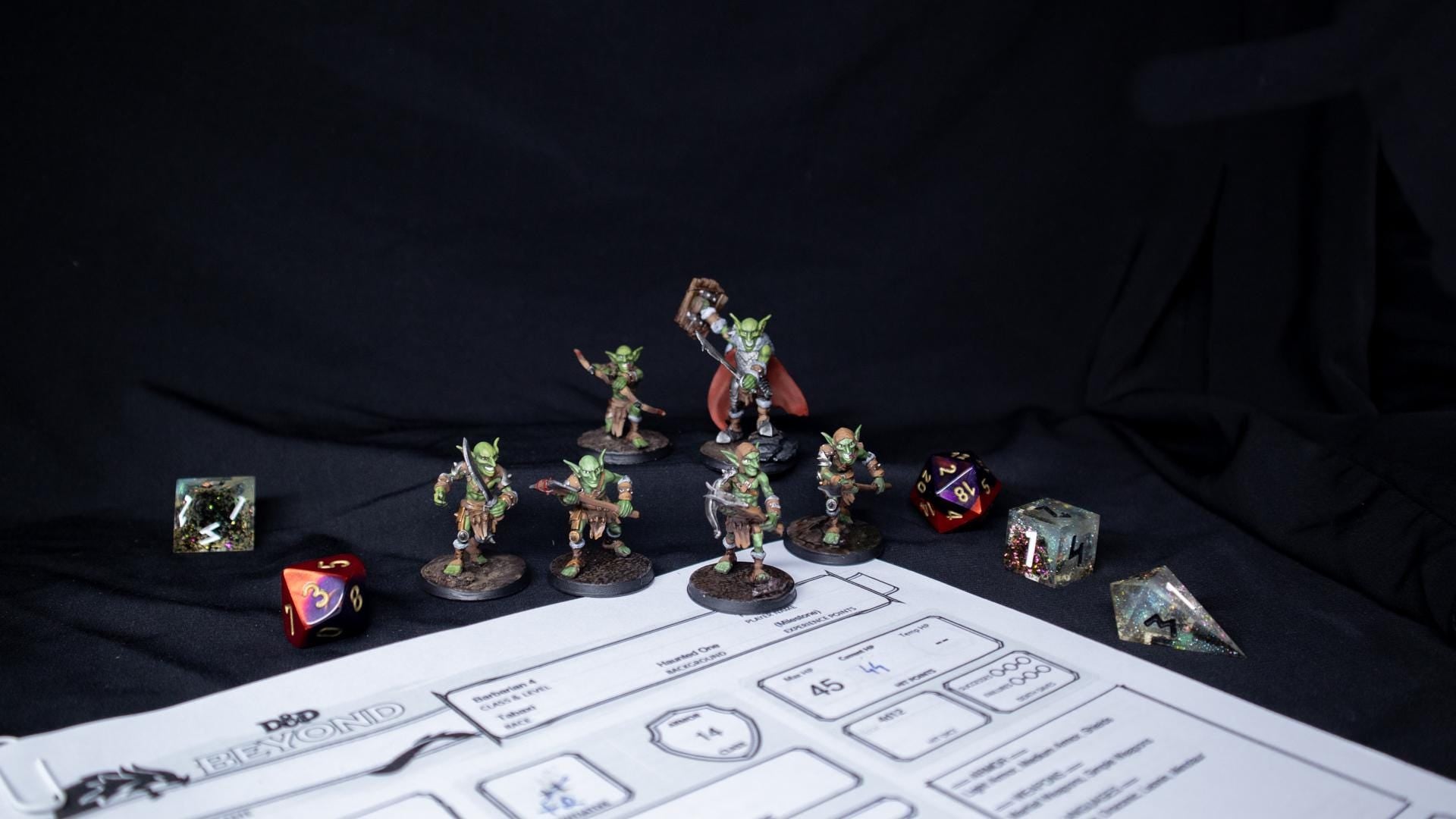 Roleplaying Miniatures Goblin pack Vol.01 by Dungeon Dog