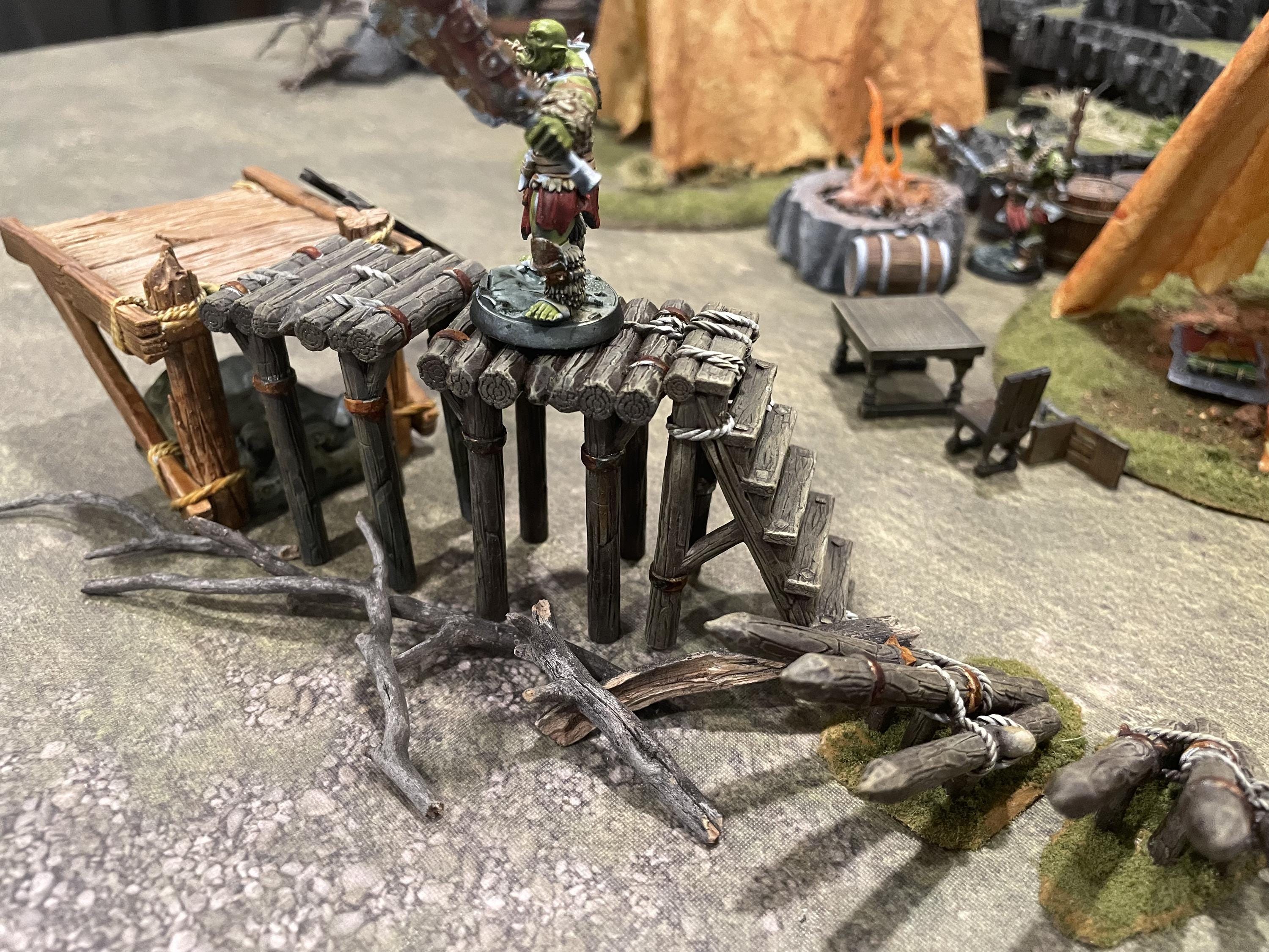 Roleplaying Miniatures Camp Terrain Pack by Dungeon Dog