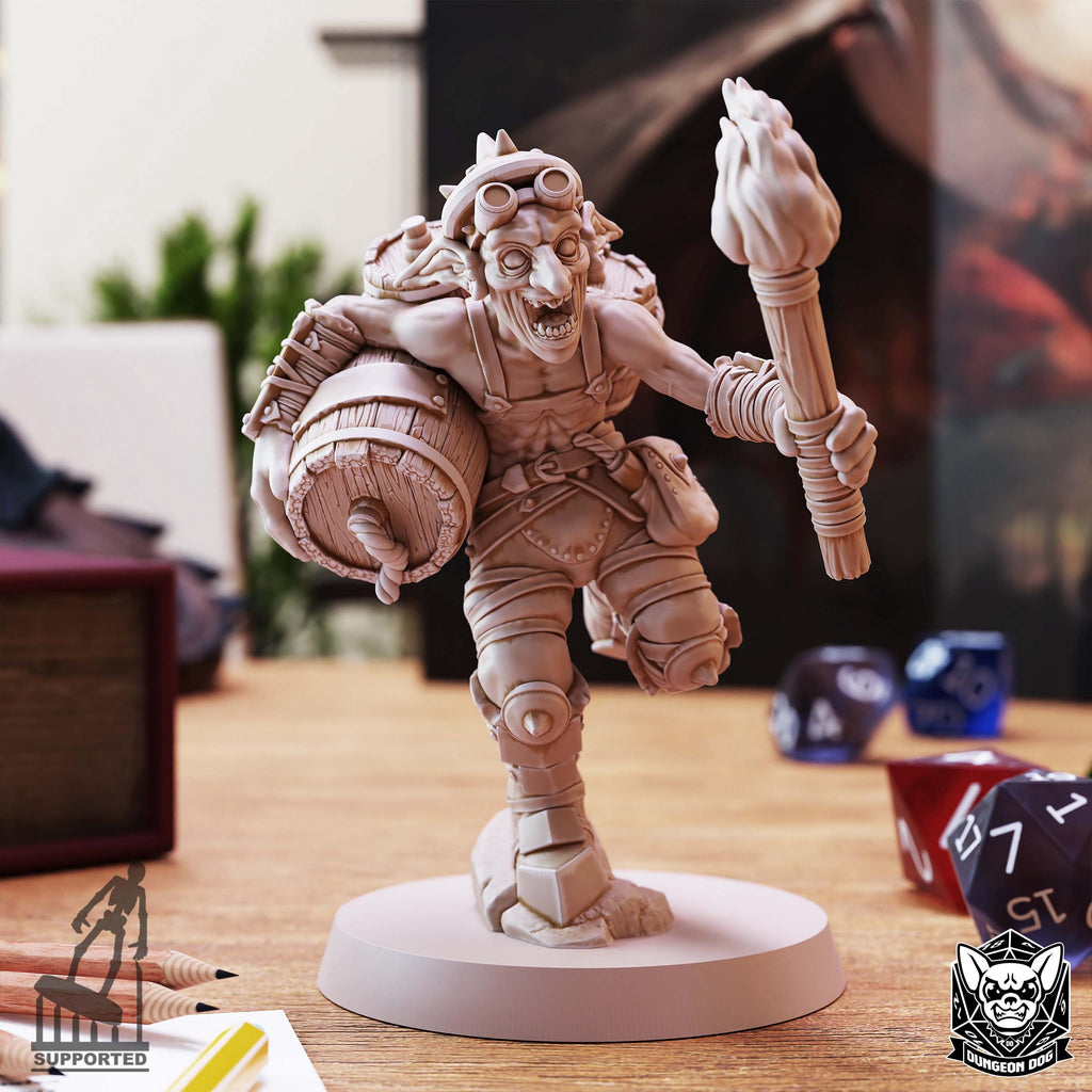 Roleplaying Miniatures Goblin pack Vol.02 by Dungeon Dog
