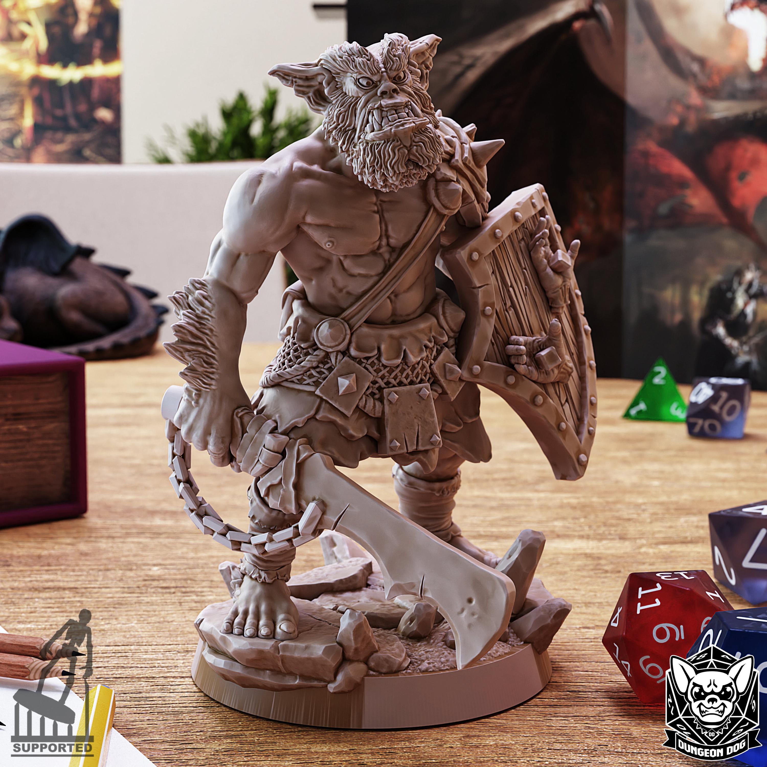 Roleplaying Miniatures Bugbear bundle by Dungeon Dog