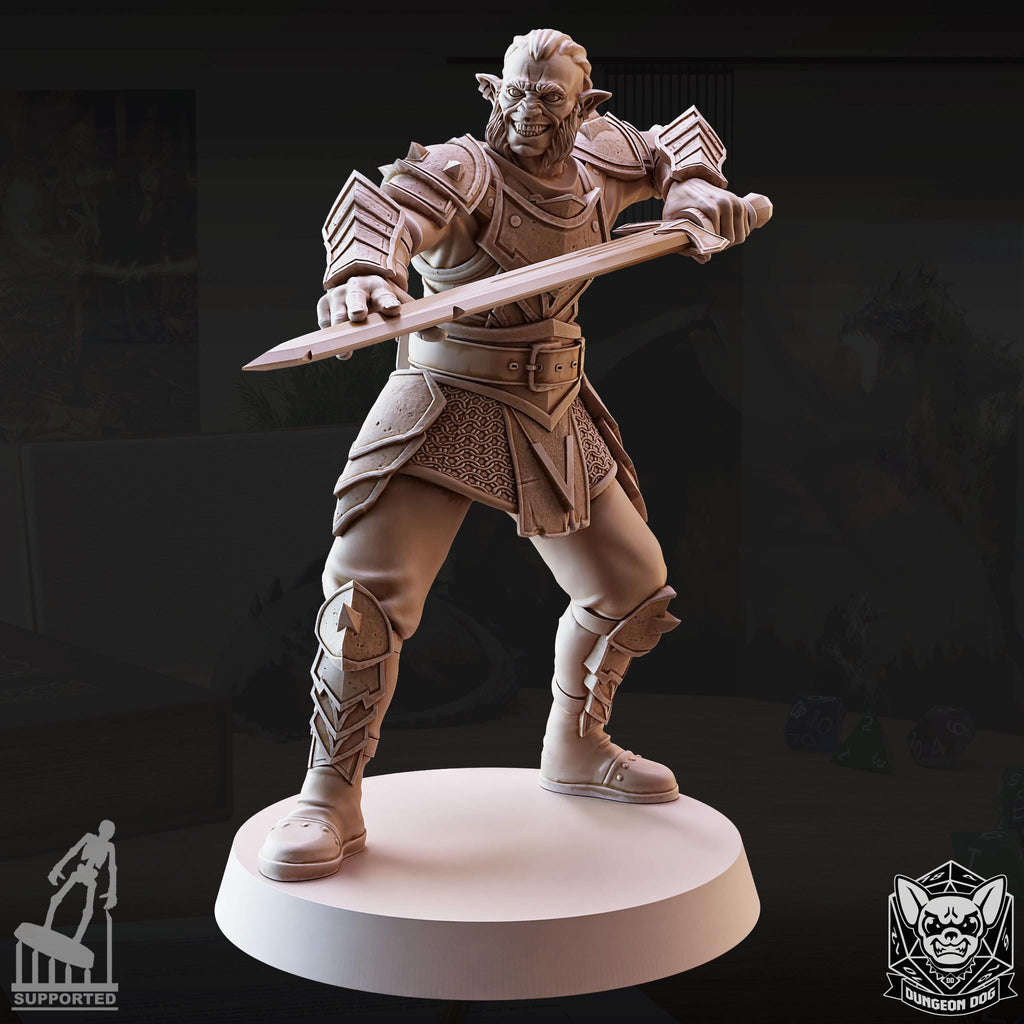 Roleplaying Miniatures Hobgoblin bundle by Dungeon Dog