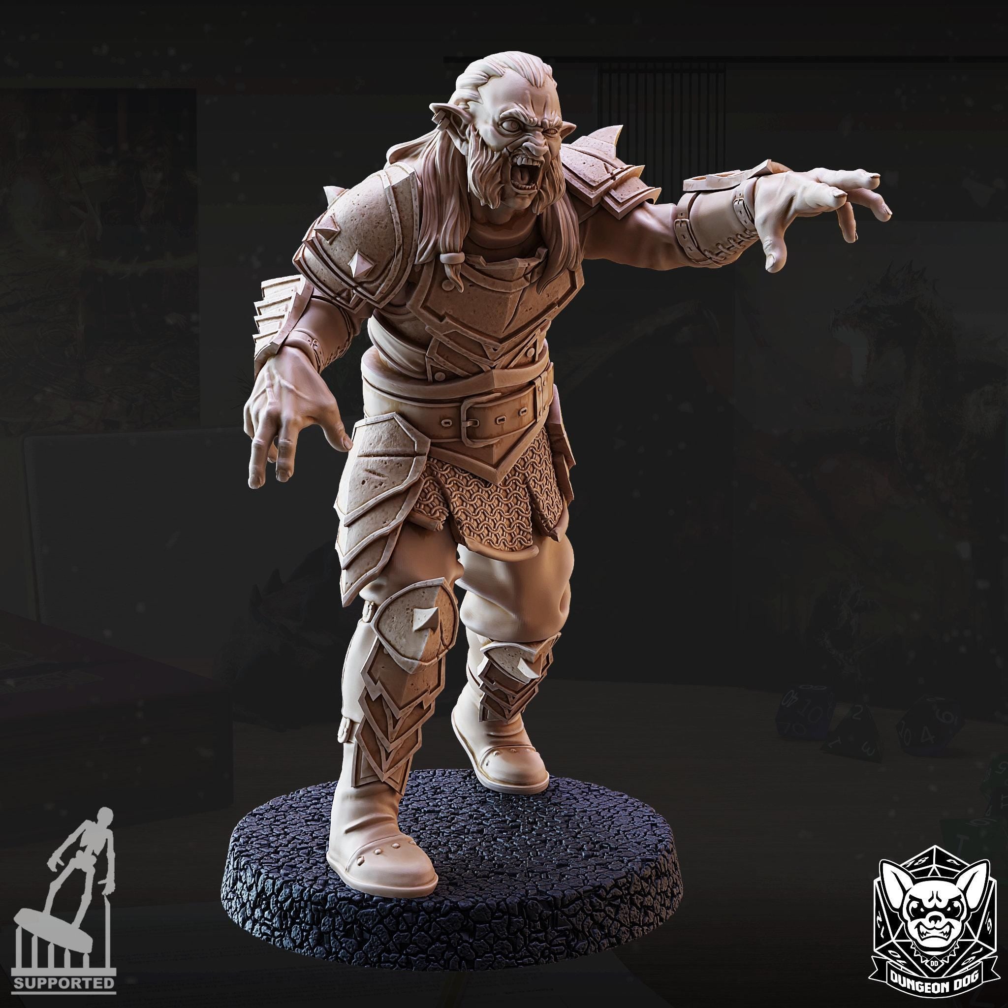 Roleplaying Miniatures Hobgoblin Zombie Bundle by Dungeon Dog
