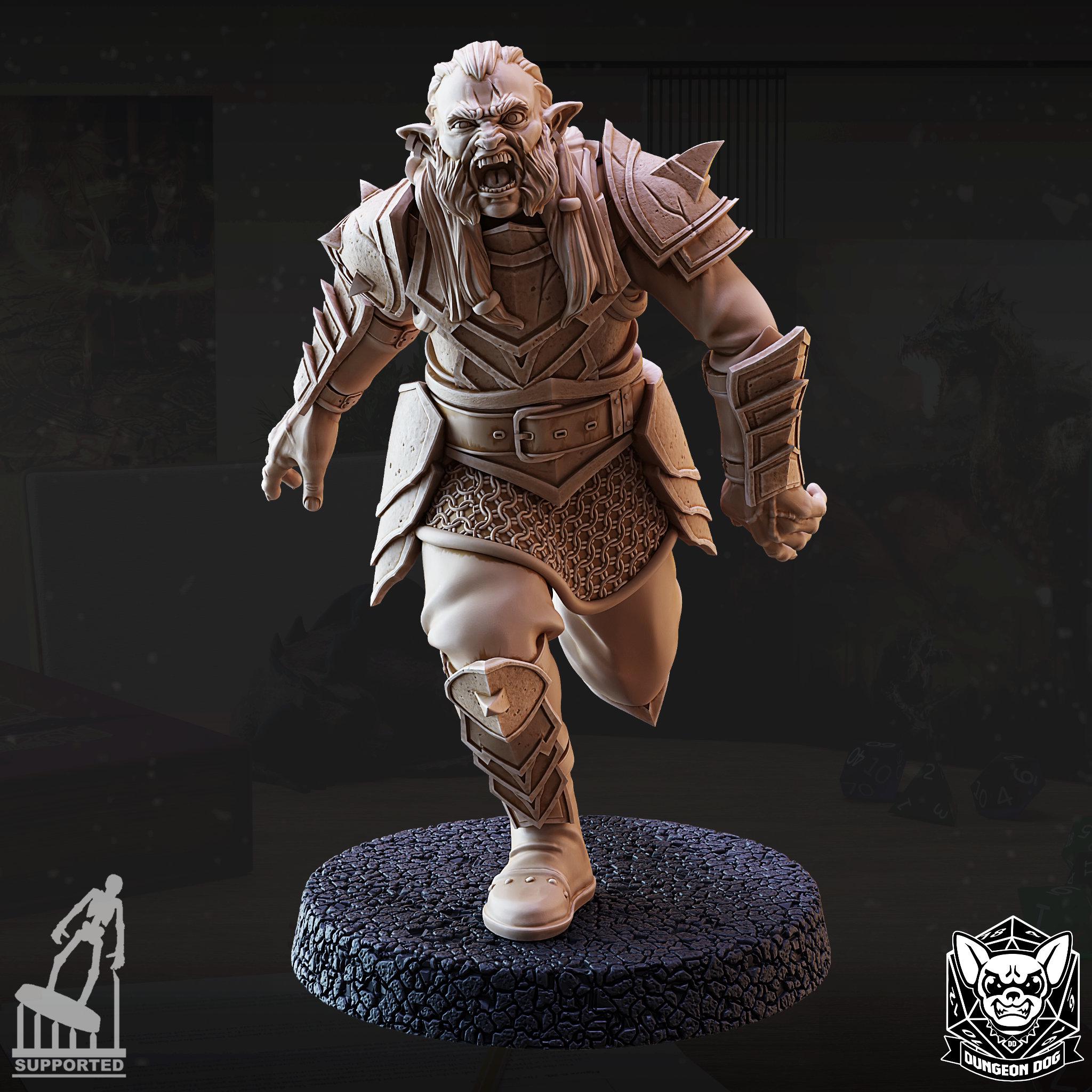 Roleplaying Miniatures Hobgoblin Zombie Bundle by Dungeon Dog