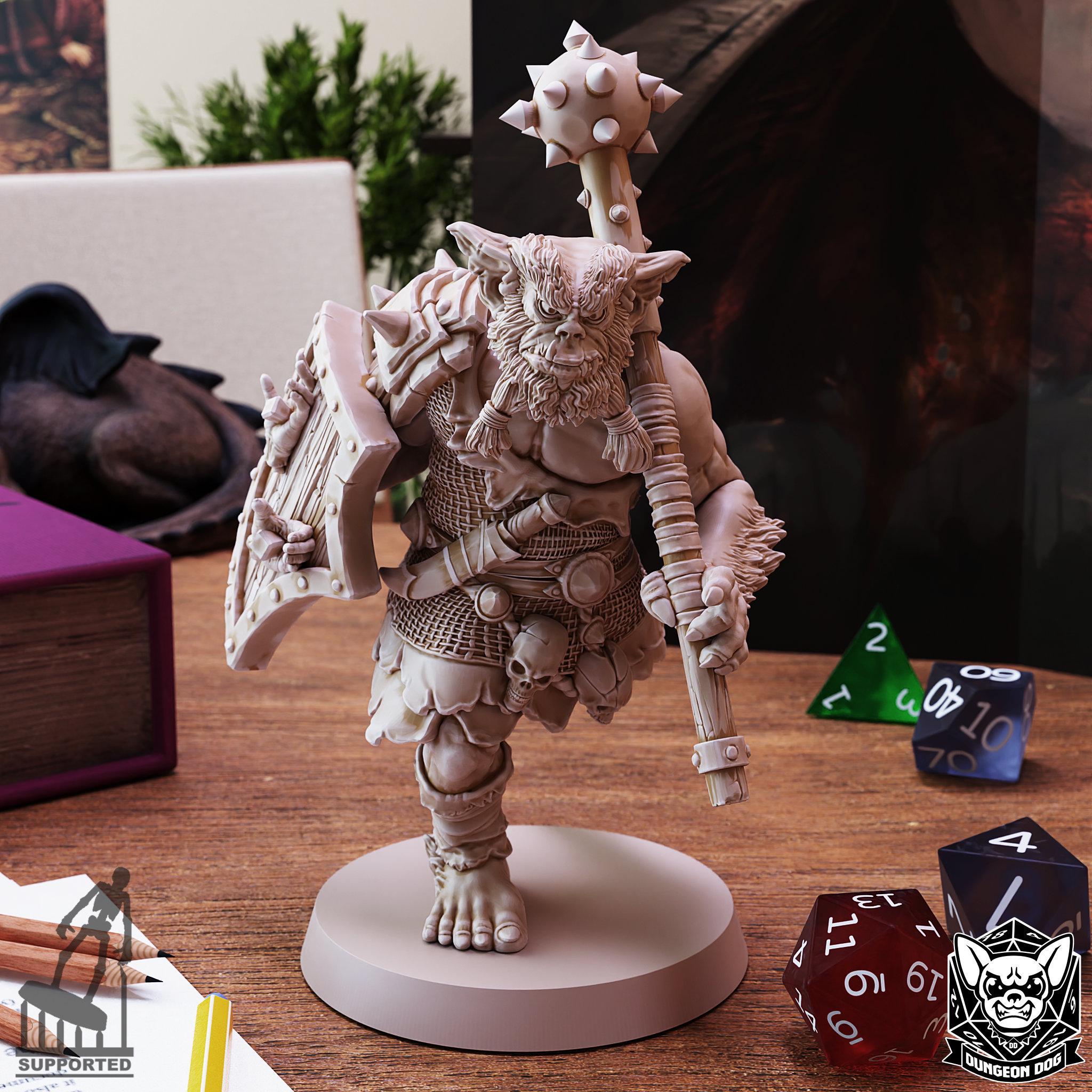 Roleplaying Miniatures Bugbear bundle by Dungeon Dog