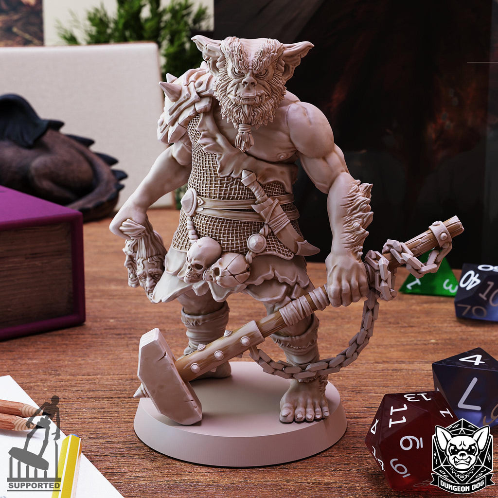Roleplaying Miniatures Bugbear bundle by Dungeon Dog