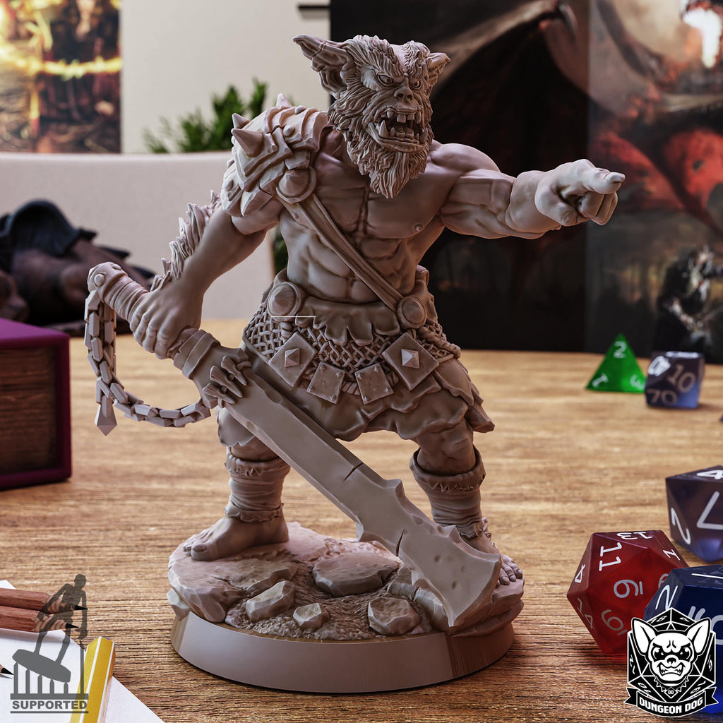 Roleplaying Miniatures Bugbear bundle by Dungeon Dog