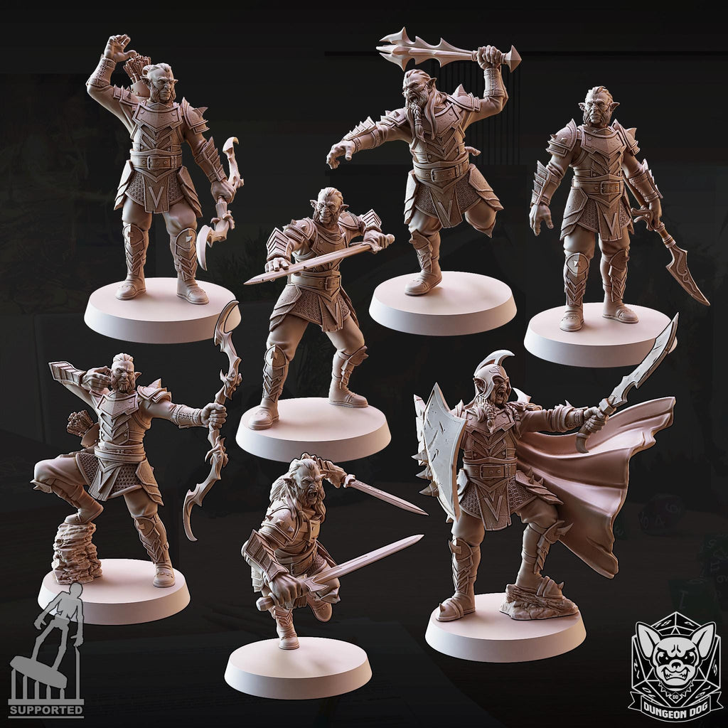Roleplaying Miniatures Hobgoblin bundle by Dungeon Dog