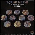 Scrap metal scenic Bases by Zabavka Workshop 10x