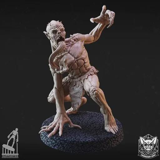 Roleplaying Miniatures 5 Abyssal Ghouls by Dungeon Dog