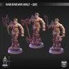 Roleplaying Miniatures Barbarian Half-Orc by Dungeon Dog