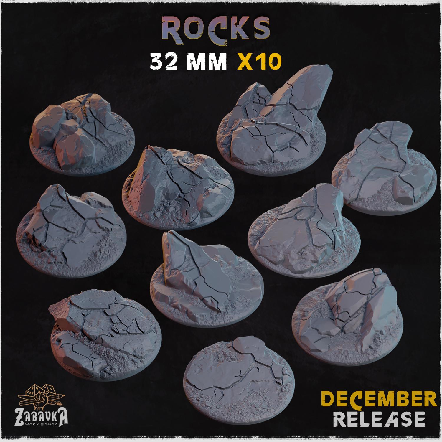 Rocks - Bases & Toppers by Zabavka Workshop
