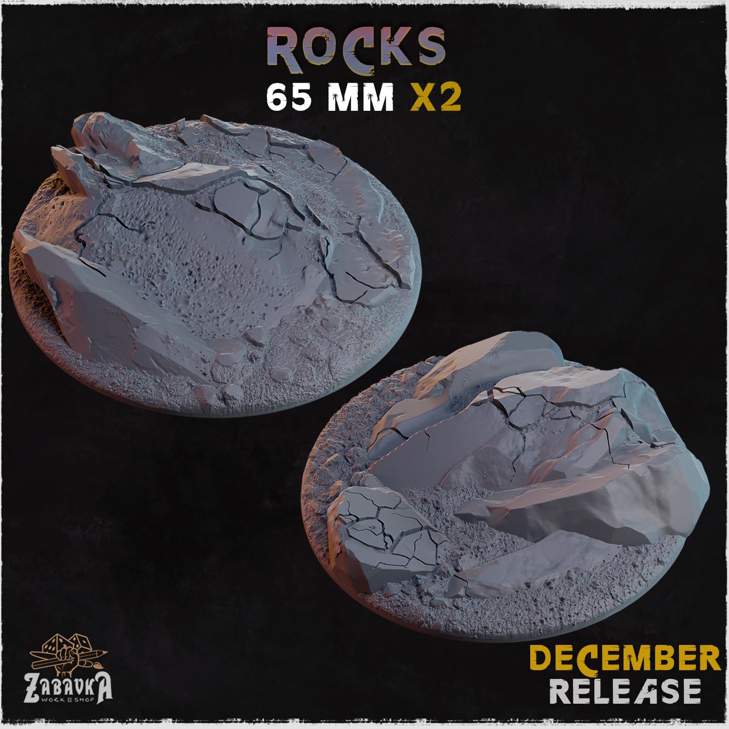 Rocks - Bases & Toppers by Zabavka Workshop