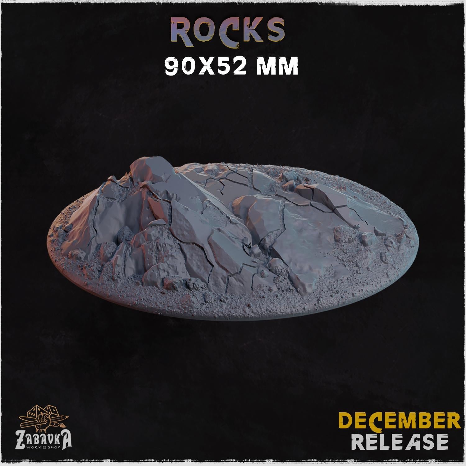 Rocks - Bases & Toppers by Zabavka Workshop