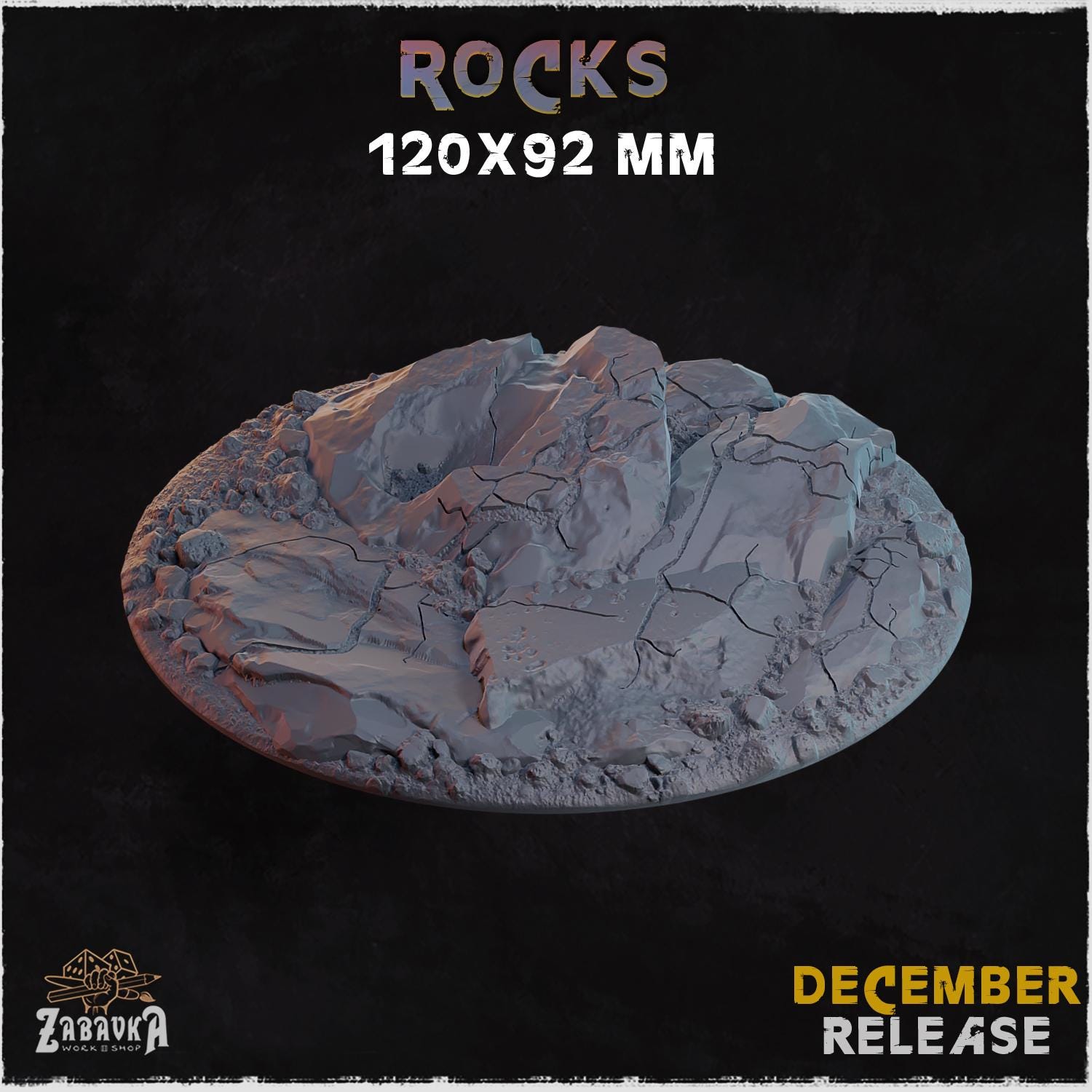 Rocks - Bases & Toppers by Zabavka Workshop