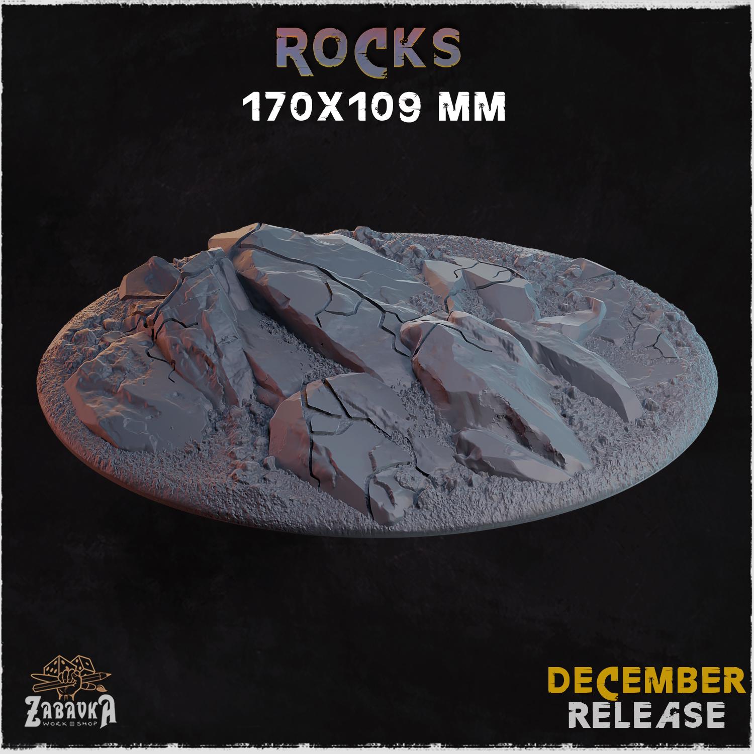 Rocks - Bases & Toppers by Zabavka Workshop