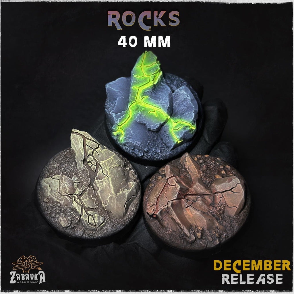 Rocks - Bases & Toppers by Zabavka Workshop