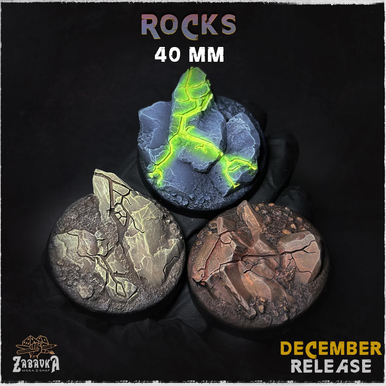 Rocks - Bases & Toppers by Zabavka Workshop