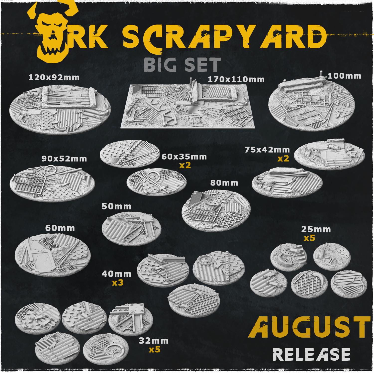 ORK Scrapyard - Bases & Toppers by Zabavka Workshop
