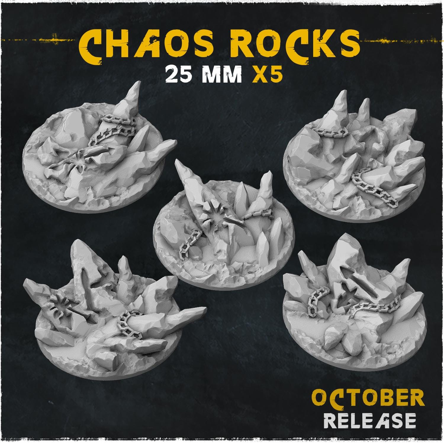 Chaos rocks - Bases & Toppers by Zabavka Workshop