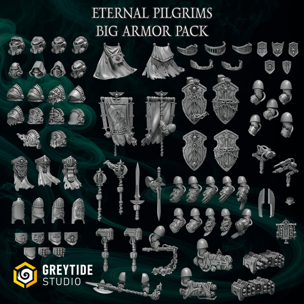 Greytide Studios Eternal Pilgrims Big Armor full range pack