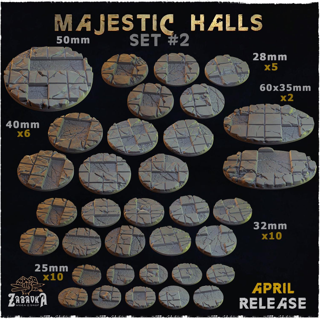 Majestic Halls - Bases & Toppers by Zabavka Workshop