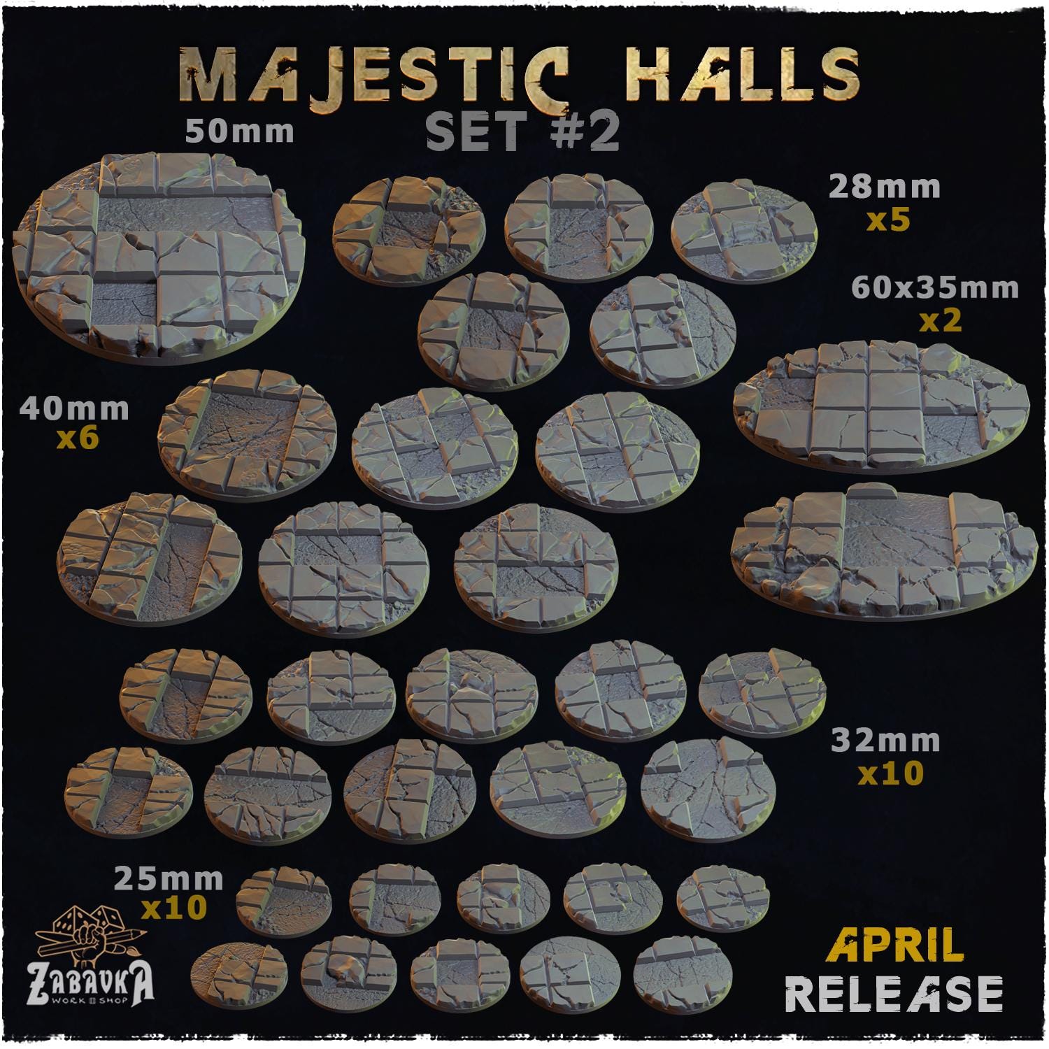 Majestic Halls - Bases & Toppers by Zabavka Workshop