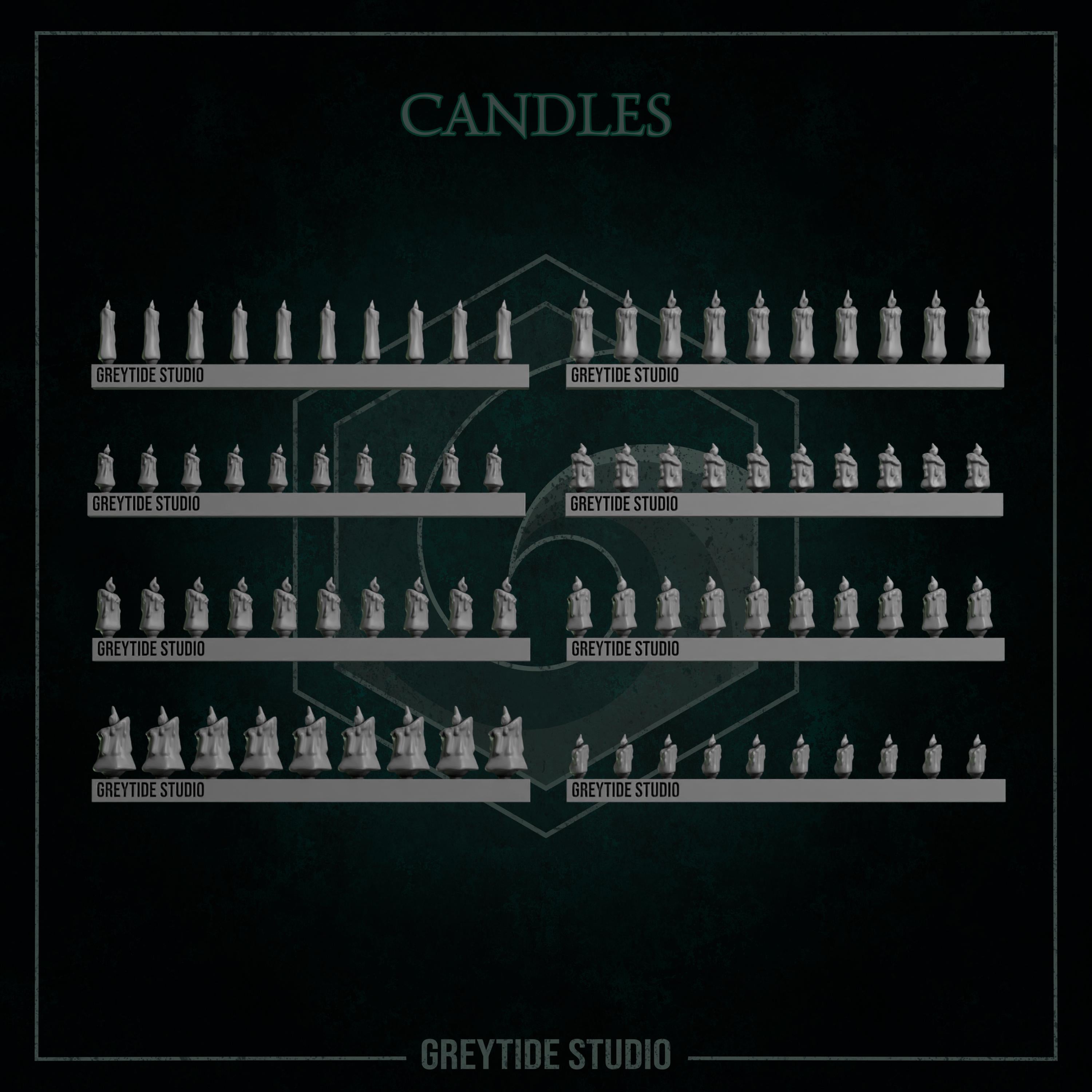 Greytide Studios Eternal Crusaders Candles pack