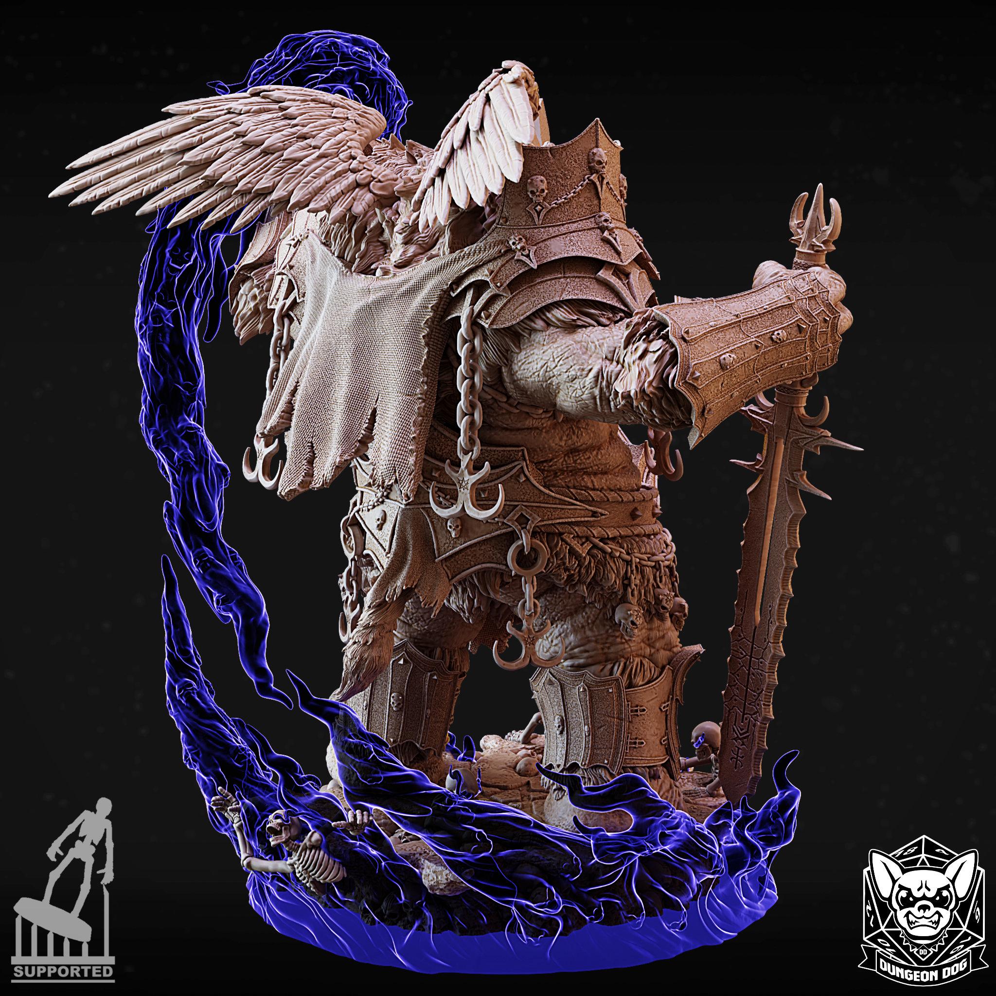 Roleplaying Miniatures The Insatiable Demon Nalfeshnee Themed by Dungeon Dog