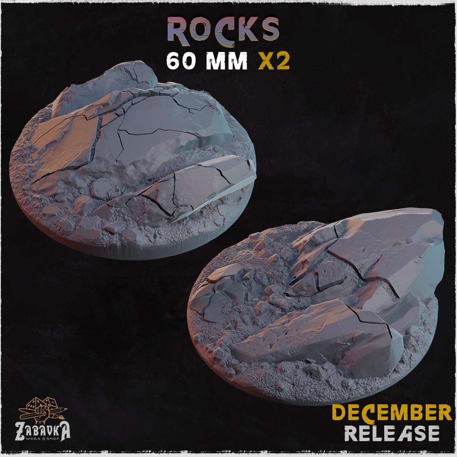 Rocks - Bases & Toppers by Zabavka Workshop