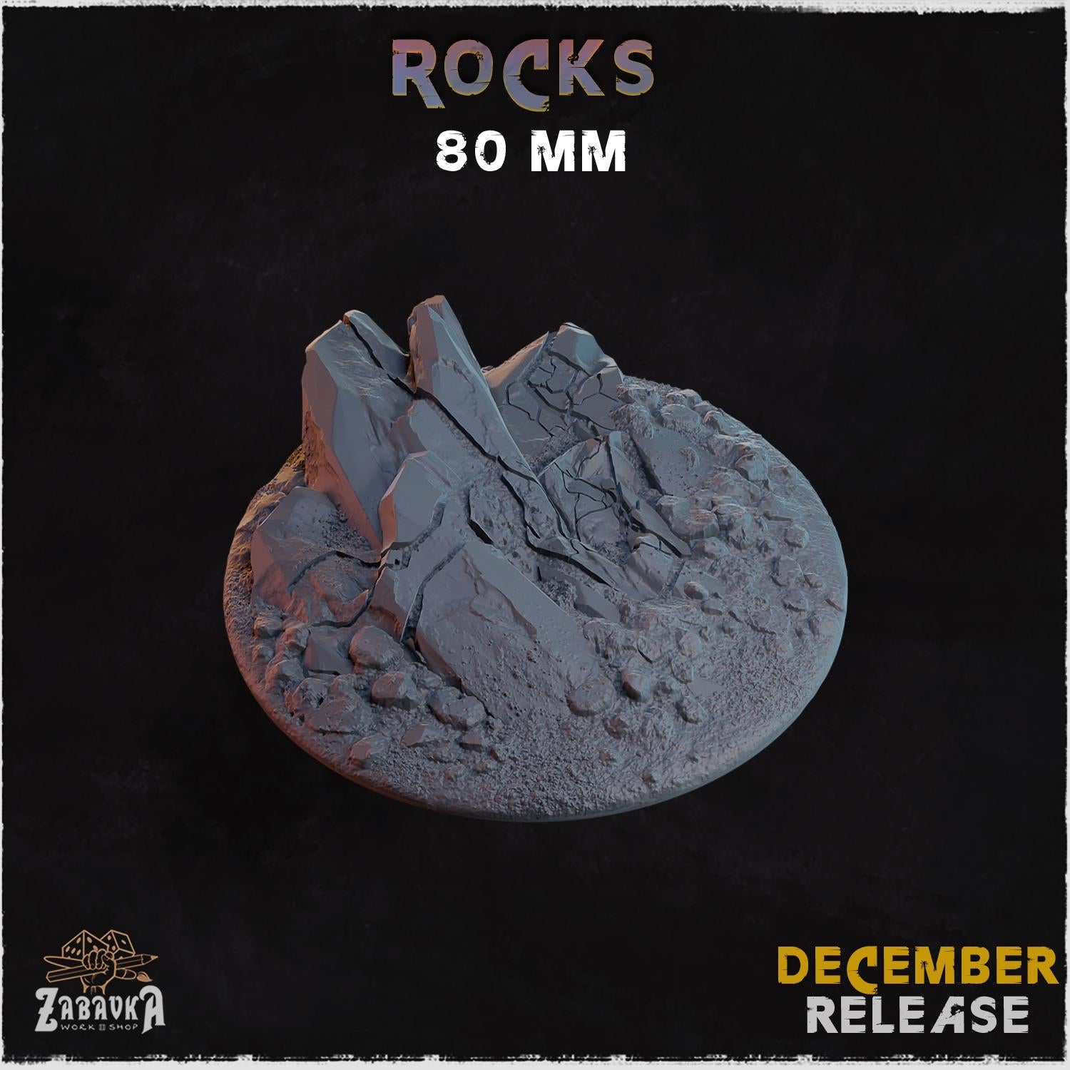 Rocks - Bases & Toppers by Zabavka Workshop